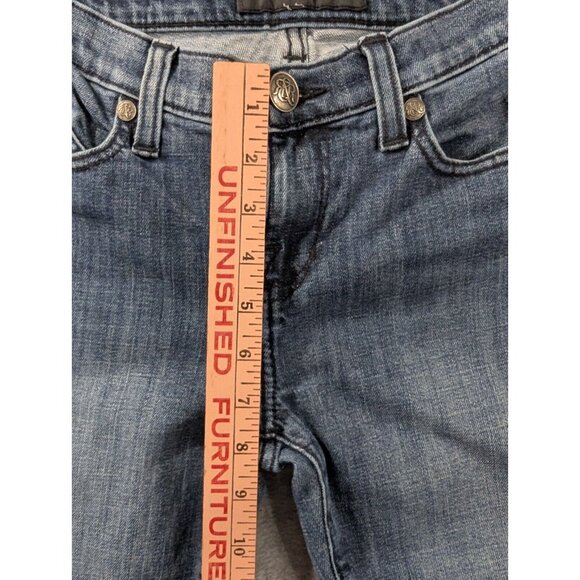 Rock Republic Jeans Womens Size 6 Blue Kasandra Boot cut Embroidered Whiskers - Picture 7 of 15